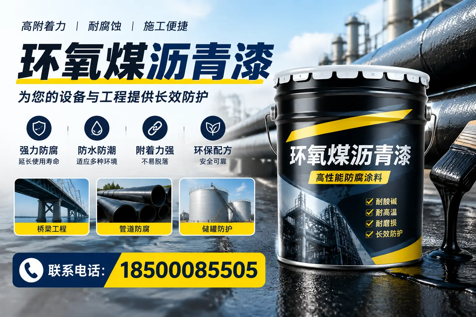 环氧煤沥青漆与其他涂料的对比分析,助力运城企业决策